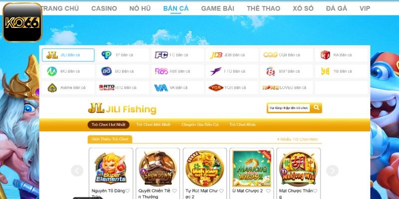 Giới thiệu sảnh bắn cá hot cho bet thủ
