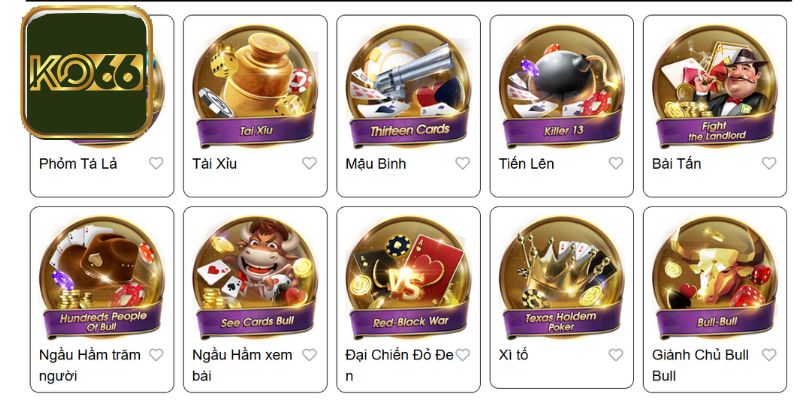 Luật chơi tiến lên Ko66 chi tiết