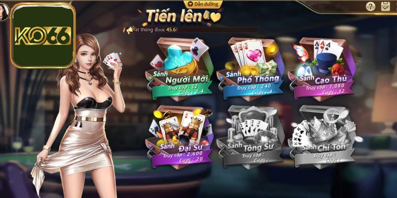 Review các tay bài trong game tiến lên Ko66