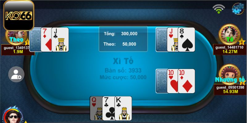 Lý do game Xì tố KO66 được yêu thích