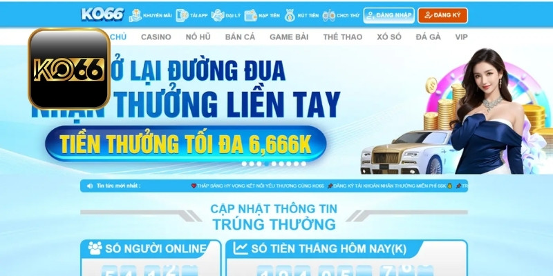Đăng nhập KO66 nhận ưu đãi độc quyền siêu hời