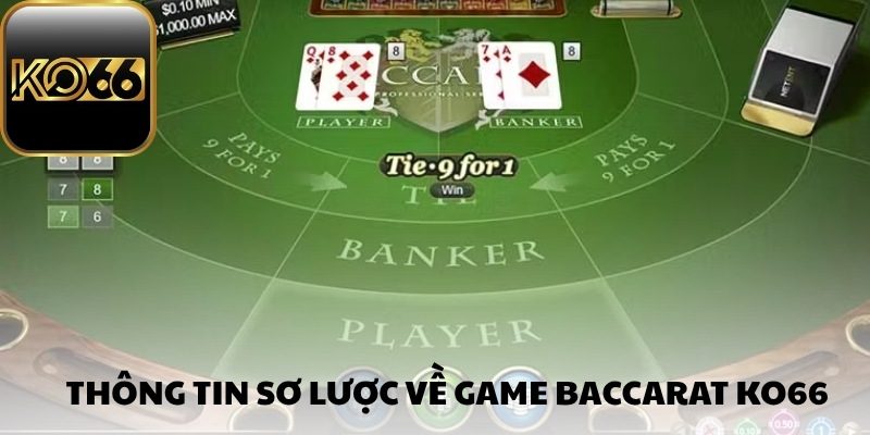 Thông tin sơ lược về game Baccarat Ko66